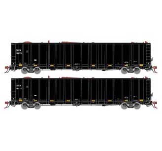 Athearn Genesis G76727 HO Scale NSC 6400 Gondola with Load CDEX 2 Pack