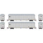 Athearn Genesis G76730 HO Scale NSC 6400 Gondola with Cover CIGX 2 Pack