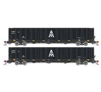 Athearn Genesis G78605 HO Scale NSC 6000 Gondola with Load AIMX 2 Pack #2