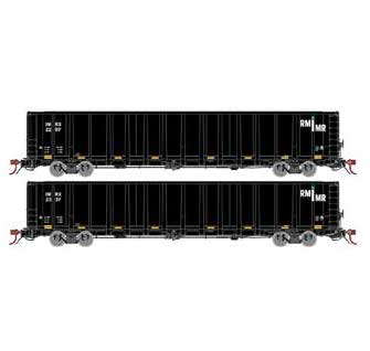 Athearn Genesis G78608 HO Scale NSC 6000 Gondola with Load IMRX 2 Pack #1
