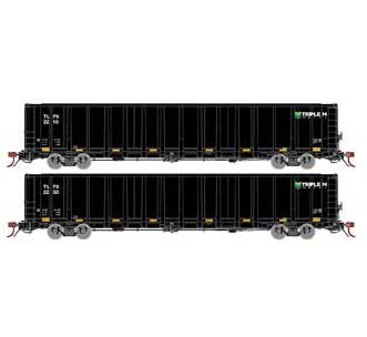 Athearn Genesis G78612 HO Scale NSC 6000 Gondola with Load TLPX 2 Pack #1