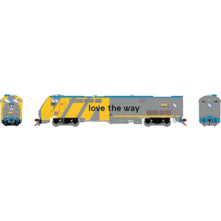 Athearn Genesis G81231 HO Scale P42DC Diesel VIA "Love the Way" 908