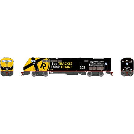Athearn Genesis G81237 HO Scale P42DC Diesel Amtrak "Operation Lifesaver" 203