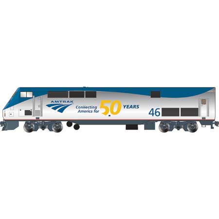 Athearn Genesis G81317 HO Scale P42 Diesel Amtrak Phase V 50th 46 DCC Sound