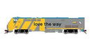 Athearn Genesis G81331 HO Scale P42DC Diesel VIA "Love the Way"  908 DCC Sound