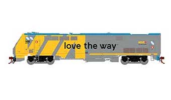 Athearn Genesis G81331 HO Scale P42DC Diesel VIA "Love the Way"  908 DCC Sound