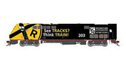 Athearn Genesis G81337 HO Scale P42DC Diesel Amtrak "Operation Lifesaver" 203 DCC Sound