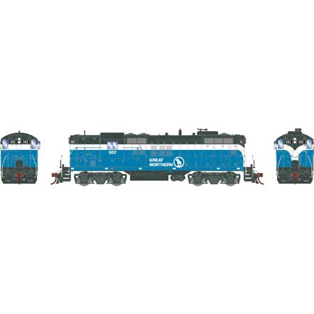 Athearn Genesis G82274 HO Scale EMD GP9 Great Northern GN 682