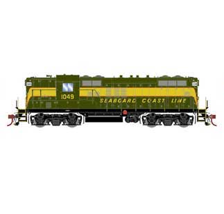 Athearn Genesis G82364 HO Scale EMD GP9 Seaboard Coast Line SCL 1049 DCC and Sound