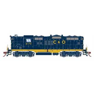 Athearn Genesis G82369 HO Scale EMD GP9 Chesapeake & Ohio C&O 6173 DCC and Sound