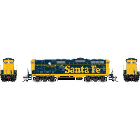 Athearn Genesis G82709 HO Scale EMD GP7B Santa Fe ATSF 2791A DCC & Sound