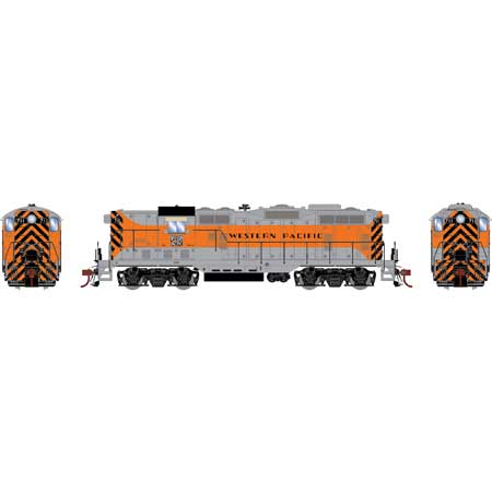 Athearn Genesis G82715 HO Scale EMD GP7 Western Pacific WP 711 DCC & Sound