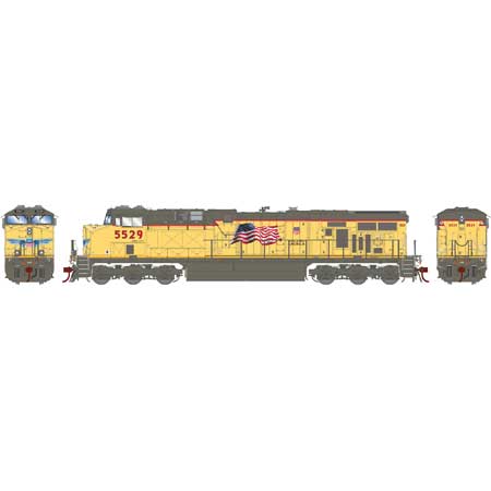Athearn Genesis G83087 HO Scale GE ES44AC Union Pacific "Faded"  UP 5529 Has DCC