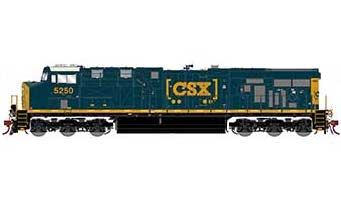 Athearn Genesis G83092 HO Scale GE ES44DC CSX "Boxcar Logo" 5250