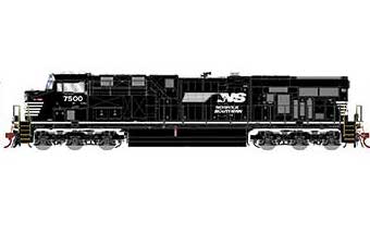 Athearn Genesis G83093 HO Scale GE ES40DC Norfolk Southern  NS 7500
