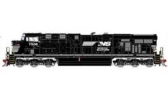 Athearn Genesis G83094 HO Scale GE ES40DC Norfolk Southern  NS 7508