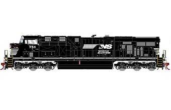 Athearn Genesis G83095 HO Scale GE ES40DC Norfolk Southern  NS 7511