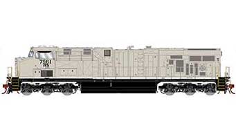 Athearn Genesis G83096 HO Scale GE ES40DC Norfolk Southern "Primer" NS 7561