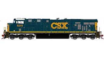 Athearn Genesis G83191 HO Scale GE ES44DC CSX "YN3" 5245 DCC Sound
