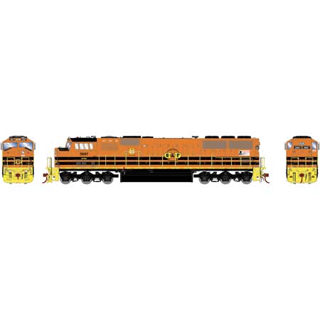 Athearn Genesis G8411 HO Scale EMD SD60 Diesel Buffalo & Pittsburgh 3887