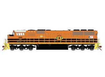 Athearn Genesis G8512 HO Scale EMD SD60 Diesel Buffalo & Pittsburgh 3889 DCC Sound