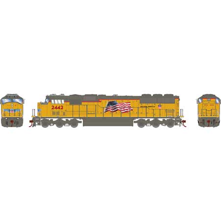 Athearn Genesis G8522 HO Scale EMD SD60 Diesel Union Pacific (Flag) UP 2442 DCC Sound