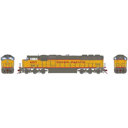 Athearn Genesis G8524 HO Scale EMD SD60 Diesel Union Pacific UP 6317 DCC Sound