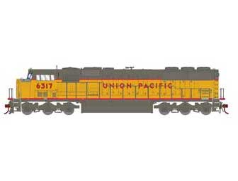 Athearn Genesis G8524 HO Scale EMD SD60 Diesel Union Pacific UP 6317 DCC Sound