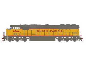Athearn Genesis G8525 HO Scale EMD SD60 Diesel Union Pacific UP 6364 DCC Sound