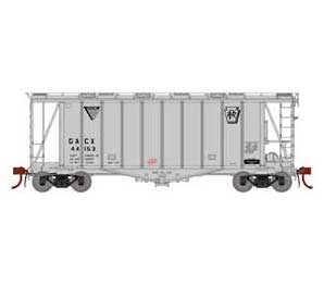 Athearn Genesis G87499 HO Scale GATC 2600 Airslide Hopper Pennsylvania PRR GACX 44153