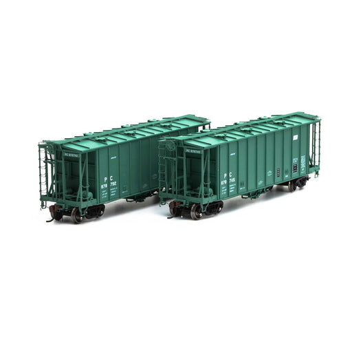 Athearn Genesis G87687 HO Scale GATC 2600 Airslide Hopper Penn Central PC 2 Pack