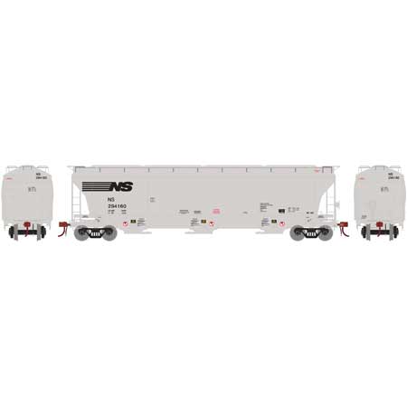 Athearn Genesis G89961 HO Scale Trinity 3 Bay Covered Hopper Norfolk Southern NS 294160