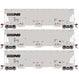Athearn Genesis G89963 HO Scale Trinity 3 Bay Covered Hopper Norfolk Southern NS 3 Pack #1