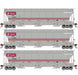 Athearn Genesis G89973 HO Scale Trinity 3 Bay Covered Hopper Ferromex FXE 3 Pack #2