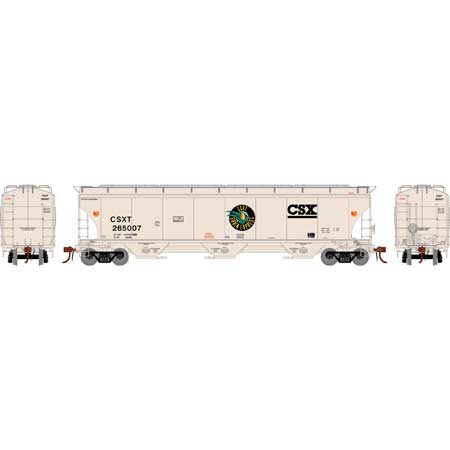 Athearn Genesis G89976 HO Scale Trinity 3 Bay Covered Hopper "Grain Express" CSX 265007