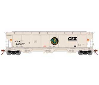 Athearn Genesis G89976 HO Scale Trinity 3 Bay Covered Hopper "Grain Express" CSX 265007