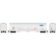 Athearn Genesis G89987 HO Scale Trinity 3 Bay Covered Hopper GATX/GACX 55940