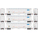 Athearn Genesis G89988 HO Scale Trinity 3 Bay Covered Hopper GATX/GACX 3 Pack