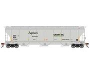 Athearn Genesis G89990 HO Scale Trinity 3 Bay Covered Hopper Agrium GACX 6757