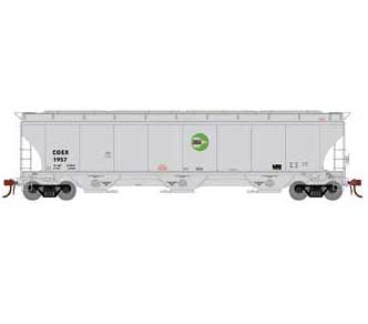 Athearn Genesis G89993 HO Scale Trinity 3 Bay Covered Hopper Cargill CGEX 1957