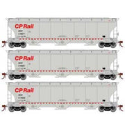 Athearn Genesis G89998 HO Scale Trinity 3 Bay Covered Hopper Canadian Pacific CP/SOO 3 Pack #1