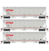 Athearn Genesis G89998 HO Scale Trinity 3 Bay Covered Hopper Canadian Pacific CP/SOO 3 Pack #1