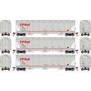Athearn Genesis G89999 HO Scale Trinity 3 Bay Covered Hopper Canadian Pacific CP/SOO 3 Pack #2