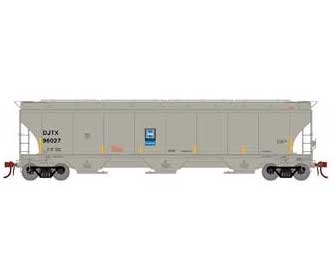 Athearn Genesis G90001 HO Scale Trinity 3 Bay Covered Hopper DJJX 96027