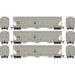 Athearn Genesis G90006 HO Scale Trinity 3 Bay Covered Hopper DJJX 3 Pack