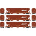 Athearn Genesis G90009 HO Scale Trinity 3 Bay Covered Hopper BNSF "Wedge/Swoosh" 3 Pack #1