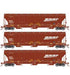 Athearn Genesis G90010 HO Scale Trinity 3 Bay Covered Hopper BNSF "Wedge/Swoosh" 3 Pack #2