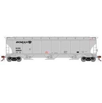 Athearn Genesis G90011 HO Scale Trinity 3 Bay Covered Hopper Borax BORX 500099