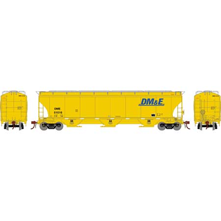Athearn Genesis G97139 HO Scale Trinity 3 Bay Covered Hopper DM&E 51016