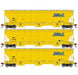 Athearn Genesis G97142 HO Scale Trinity 3 Bay Covered Hopper DM&E 3 Pack #2